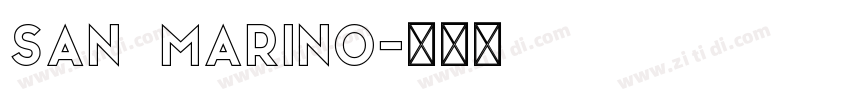 San Marino字体转换